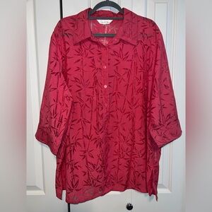 Tradition 24w button down blouse
